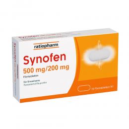 SYNOFEN 500 mg/200 mg Filmtabletten 10 St Filmtabletten