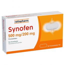 Synofen - mit Ibuprofen und Paracetamol 20 St Filmtabletten