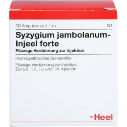 SYZYGIUM JAMBOLANUM INJEEL forte Ampullen 10 St.