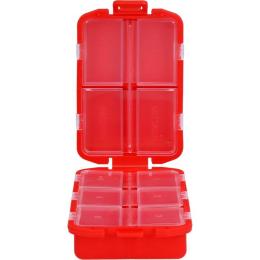TABLETTENBOX mit 10-Fächern farbig sortiert 1 St.
