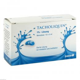TACHOLIQUIN 1% Lösung für einen Vernebler Monodose 10 X 5 ml Lösung für einen Vernebler