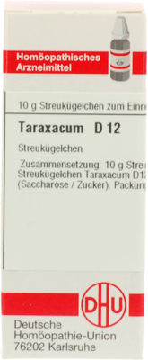 TARAXACUM D 12 Globuli 10 g