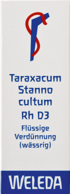 TARAXACUM STANNO cultum RH D 3 Dilution 20 ml