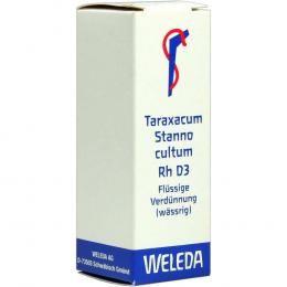 TARAXACUM STANNO cultum RH D 3 Dilution 20 ml Dilution