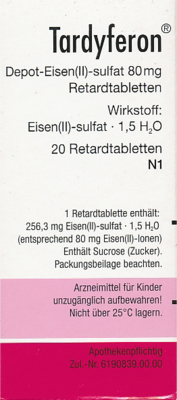 TARDYFERON Retardtabletten 20 St