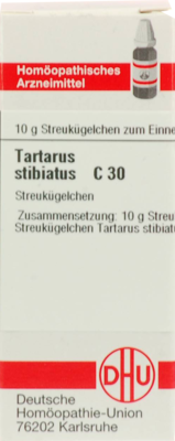 TARTARUS STIBIATUS C 30 Globuli 10 g
