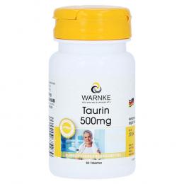 Ein aktuelles Angebot für TAURIN 500 mg Tabletten 60 St Tabletten Nahrungsergänzungsmittel - jetzt kaufen, Marke Warnke Vitalstoffe GmbH.