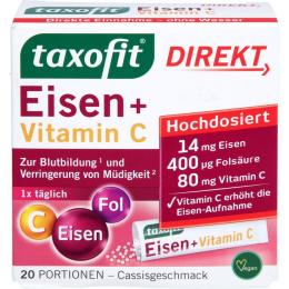 TAXOFIT Eisen+Vitamin C Direkt Granulat 20 St. (30 g)