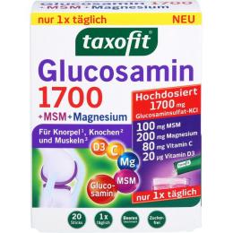 TAXOFIT Glucosamin 1700+MSM+Magnesium Sticks 80 g