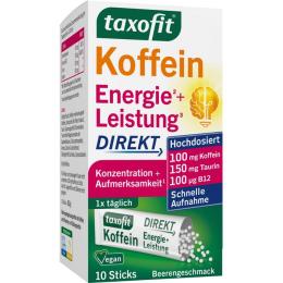 TAXOFIT Koffein B12 Energie Direkt Granulat 10 St.