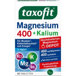 TAXOFIT Magnesium 400+Kalium Depot Tabletten 30 St. (63 g)