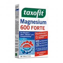 TAXOFIT Magnesium 600 FORTE Depot Tabletten 30 St Tabletten