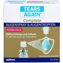 TEARS Again Complete Augenspray & Augentropfen 20 ml