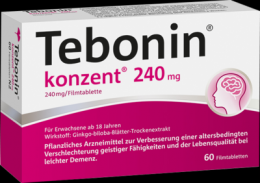 TEBONIN konzent 240 mg Filmtabletten 60 St