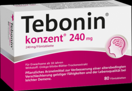 TEBONIN konzent 240 mg Filmtabletten 80 St