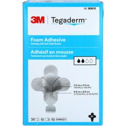 TEGADERM Foam Adhesive 6,9x6,9 cm kreuzf.90615 10 St.