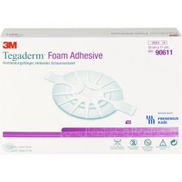 TEGADERM Foam klebend 10x11 cm oval 90611 10 St.