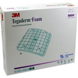 TEGADERM Foam n.klebend FK 8,8x8,8 cm geschl.90604 10 St.