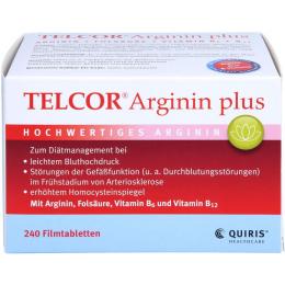 TELCOR Arginin plus Filmtabletten 240 St. (221 g)