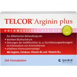 TELCOR Arginin plus Filmtabletten 240 St.