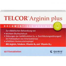 TELCOR Arginin plus Filmtabletten 60 St.