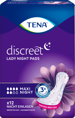 TENA LADY Discreet Einlagen maxi night 6X12 St