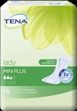 TENA LADY mini plus Einlagen 10X16 St