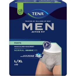 TENA MEN Act.Fit Inkontinenz Pants Norm.L/XL grau 40 St.
