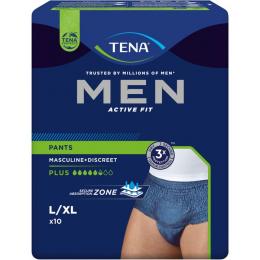 TENA MEN Act.Fit Inkontinenz Pants Plus L/XL blau 10 St.