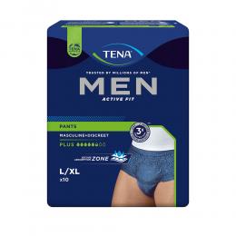 TENA MEN Act.Fit Inkontinenz Pants plus L/XL blau 10 St ohne