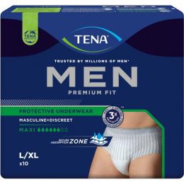 TENA MEN Premium Fit Inkontinenz Pants maxi L/XL 10 St.
