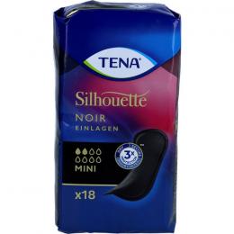 TENA SILHOUETTE Inkontinenz Einlagen mini noir 18 St.