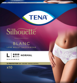 TENA SILHOUETTE normal L blanc 10 St