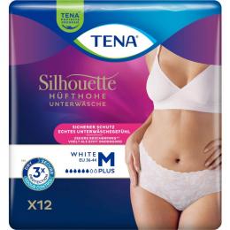 TENA SILHOUETTE Plus M white Inkontinenz Pants 24 St.