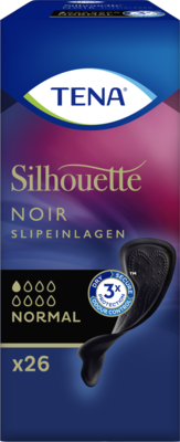 TENA SILHOUETTE Slipeinlagen normal noir 26 St