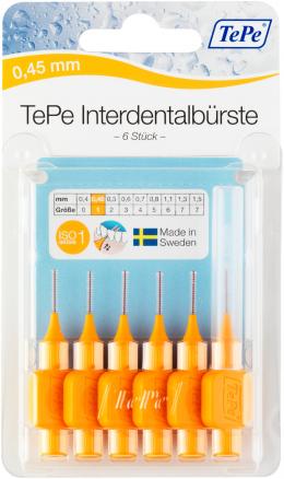 Ein aktuelles Angebot für TePe ID Bürste Orange 0,45mm 6 St Zahnbürste Zahnpflegeprodukte - jetzt kaufen, Marke TePe D-A-CH GmbH.