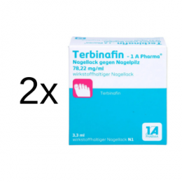 TERBINAFIN-1A Pharma Nagell.g.Nagelpilz 78,22mg/ml 2 x 3,3 ml