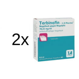 TERBINAFIN-1A Pharma Nagell.g.Nagelpilz 78,22mg/ml 2 x 6,6 ml