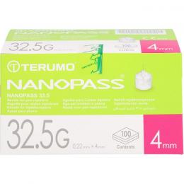 TERUMO NANOPASS 32,5 Pen Kanüle 0,22x4 mm 100 St.