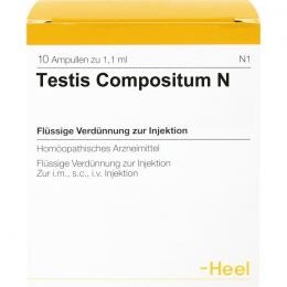 TESTIS COMPOSITUM N Ampullen 10 St.