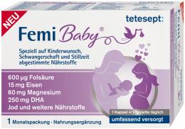 Ein aktuelles Angebot für TETESEPT Femi Baby Filmtabletten+Weichkapseln 2 X 30 St Kombipackung Schwangerschaft & Stillzeit - jetzt kaufen, Marke Merz Consumer Care GmbH.