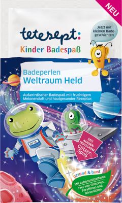 TETESEPT Kinder Badespa Badeperlen Weltraum Held 60 g