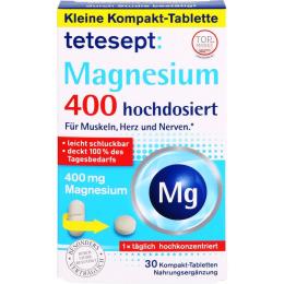 TETESEPT Magnesium 400 hochdosiert Tabletten 30 St. (25,8 g)