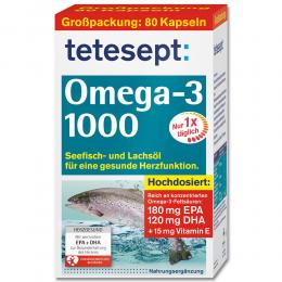 TETESEPT Omega-3 1000 Kapseln 80 St Kapseln