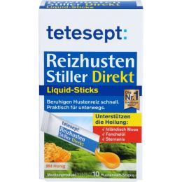 TETESEPT Reizhusten Stiller Direkt Liquid Sticks 10 St.