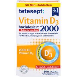 TETESEPT Vitamin D3 2.000 Filmtabletten 50 St. (15 g)