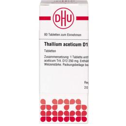 THALLIUM ACETICUM D 12 Tabletten 80 St.