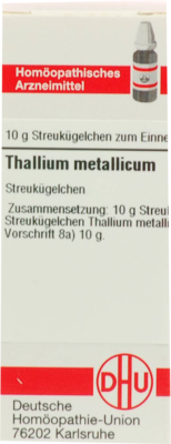 THALLIUM METALLICUM D 12 Globuli 10 g