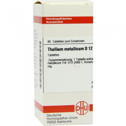 THALLIUM METALLICUM D 12 Tabletten 80 St