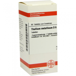 THALLIUM METALLICUM D 6 Tabletten 80 St